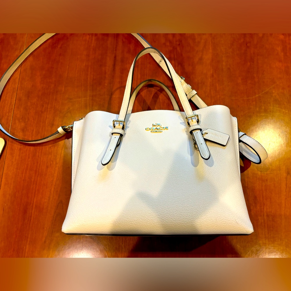 Coach white Mollie Tote bag